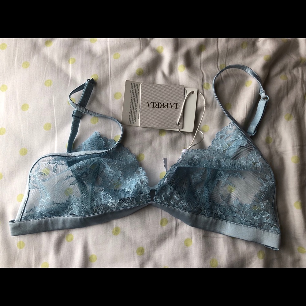 Baby Blue La Perla Bralette